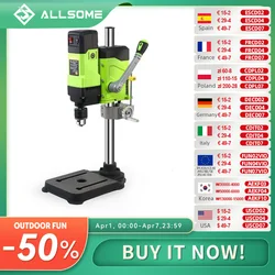 ALLSOME 6-Geschwindigkeit 800W Tisch Bohrmaschine Bohren Maschine BG-5167
