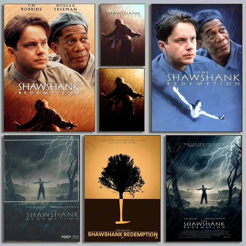 Movie The S-Shawshank Redemption Poster HD Wall Art Aesthetic Decor for Living Room Bedroom Office Stylish Gift