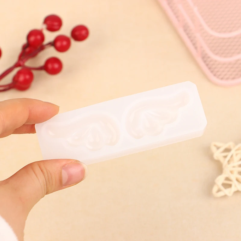 1Pc Cute Wing Silicone Mold DIY Angel Wing Fondant Mold For Cake Decorating Chocolate Candy Cupcake Decorating Mould
