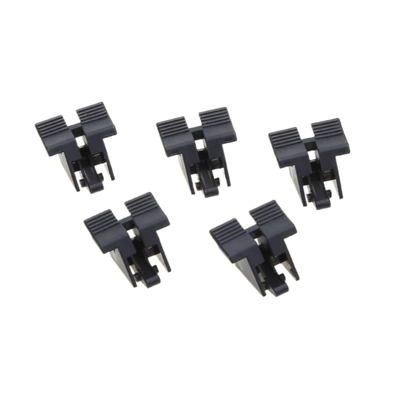 K1AA 5Pcs PCIE 16x Graphics Card Slot Socket for Desktop Computer Mainboard With Fishtail Fixing Clip Socket Replacement