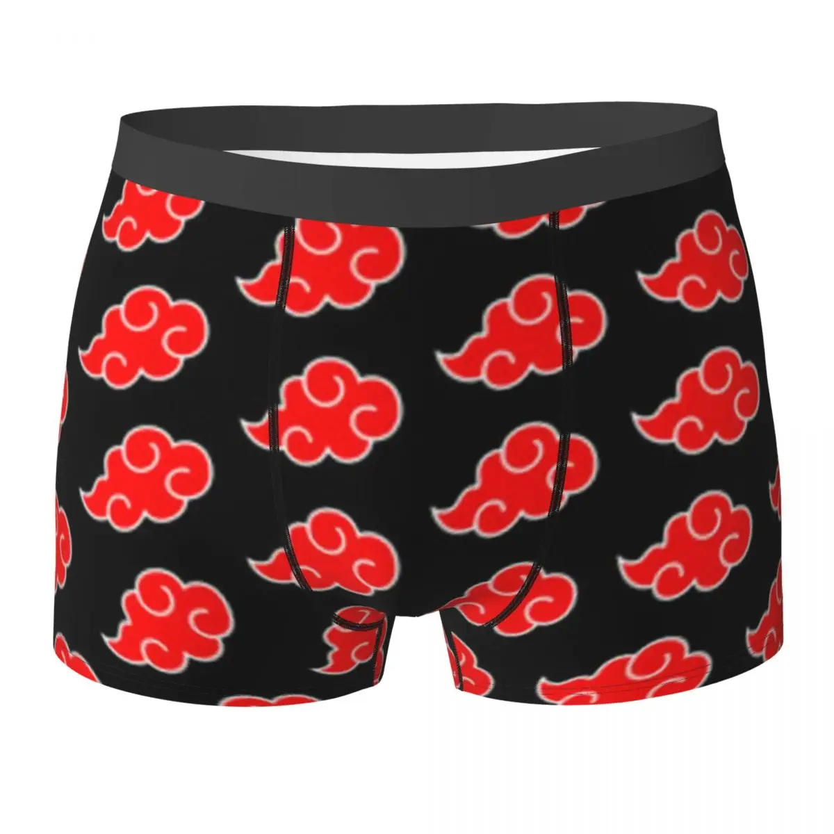 Boxer Underpants Shorts Japan Anime Blue Clouds Akatsuki Neji Panties Men Ventilate Underwear for Homme Man Boyfriend Gifts