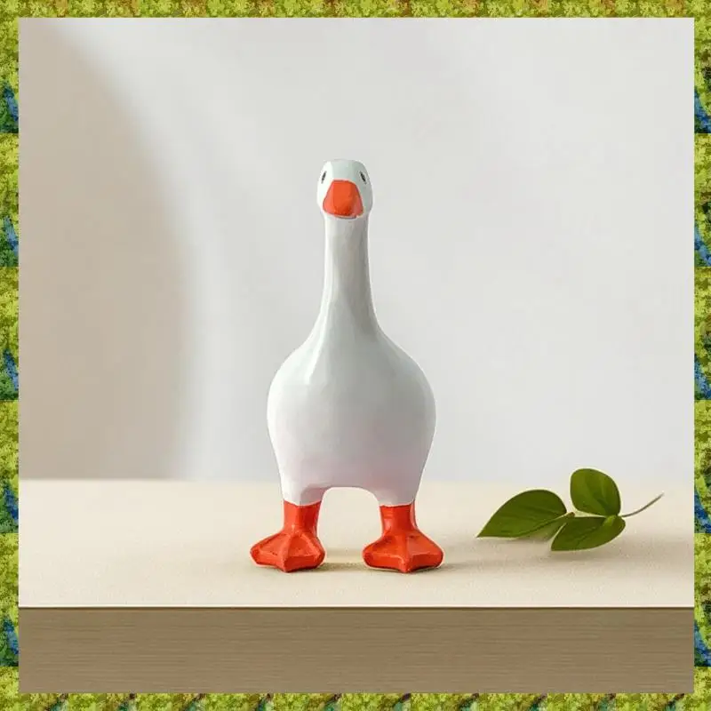 Magnetic Goose Duck Key Holder, Room Decorations Cute Figurines Ornament Goose Merch Animal Statues For Home Decor Durable