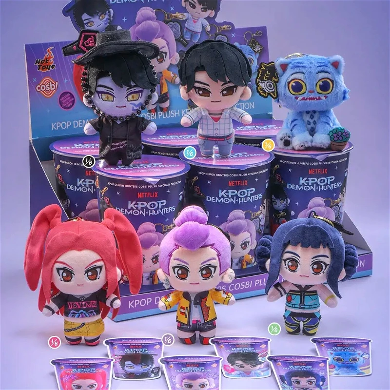 COSBI K-Pop Demon Hunters Plush Pendant Blind Box Cute Stuffed Merchandise Surprise Bag Pendant Cute Keychain Toys Collecte Gift