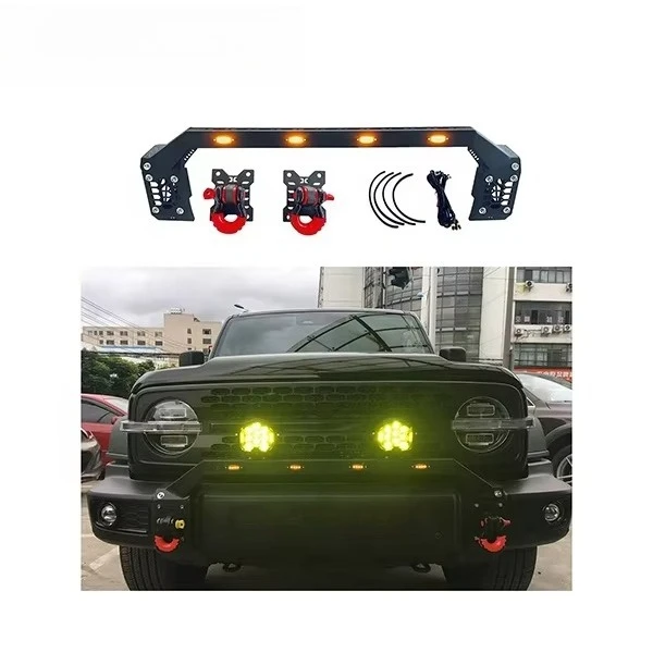 Front Bumper Star Light Stand Front Guard Protector Bumper for Tank 300 Offroad Accessories Body Kit