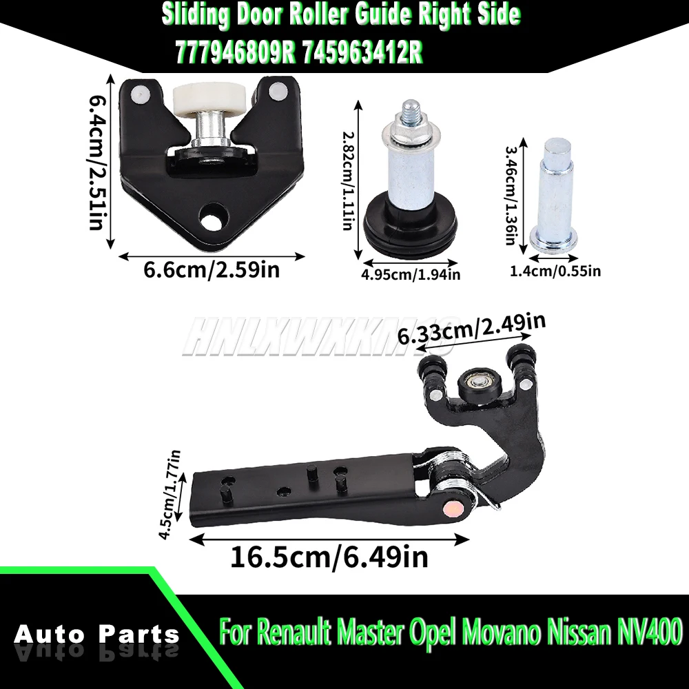 Sliding Door Roller Guide Right Side New For Renault Master Opel Movano Nissan NV400 car accessories OEM 777946809R 745963412R