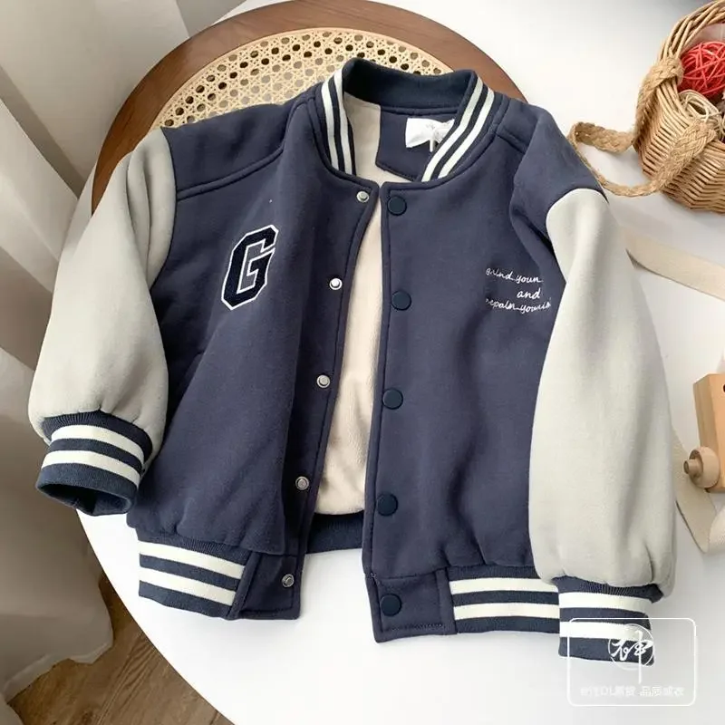 

Cotton Jacket Children's Winter Jacket Baseball Suit Bomber Tiny Kids Clothes for Teen Quilted Coats Jackets Girl Boy Winter