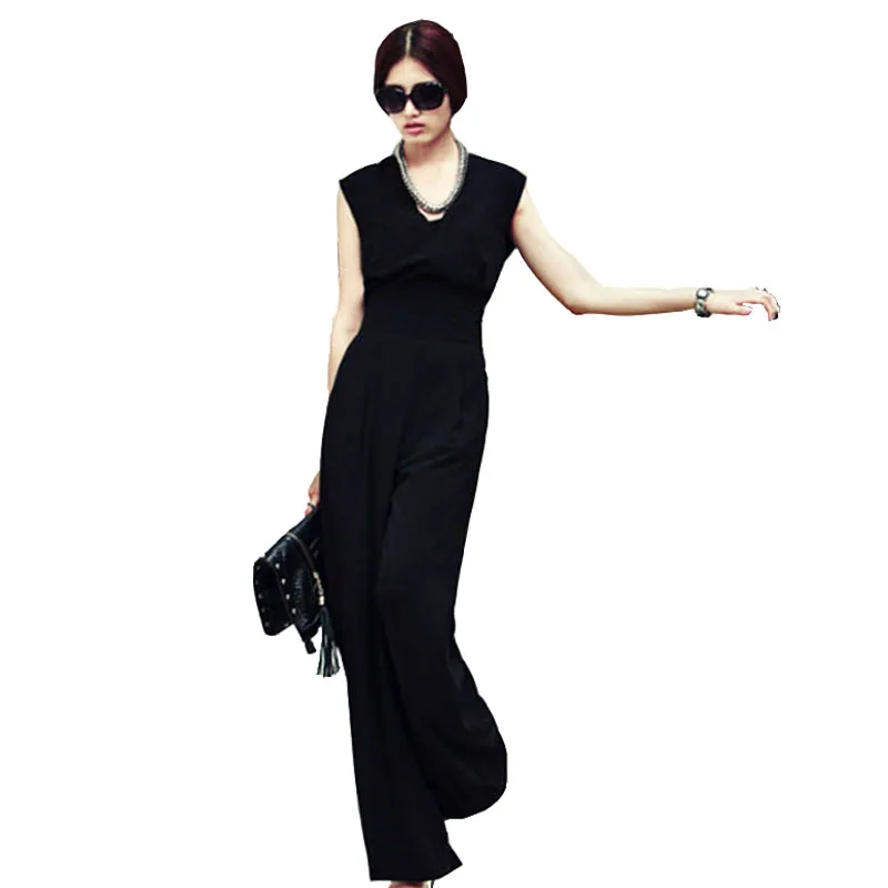 Damskie letnie spodnie z wysokim stanem i szerokimi nogawkami, eleganckie, do pracy, z poliestru...