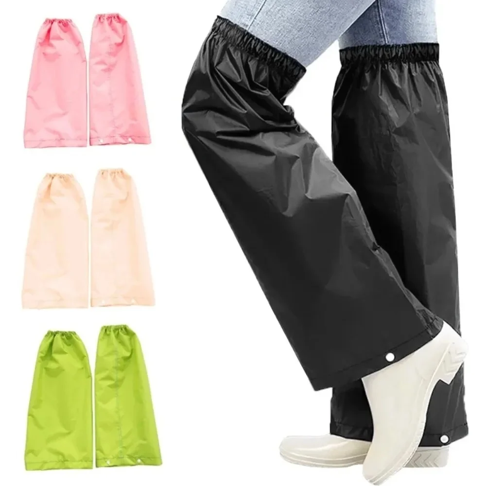 Windproof Waterproof Oil Resistant Adult Leg Sleeves Unisex Cycling Hiking Leg Warmers Outdoor Travel Protective Gear
