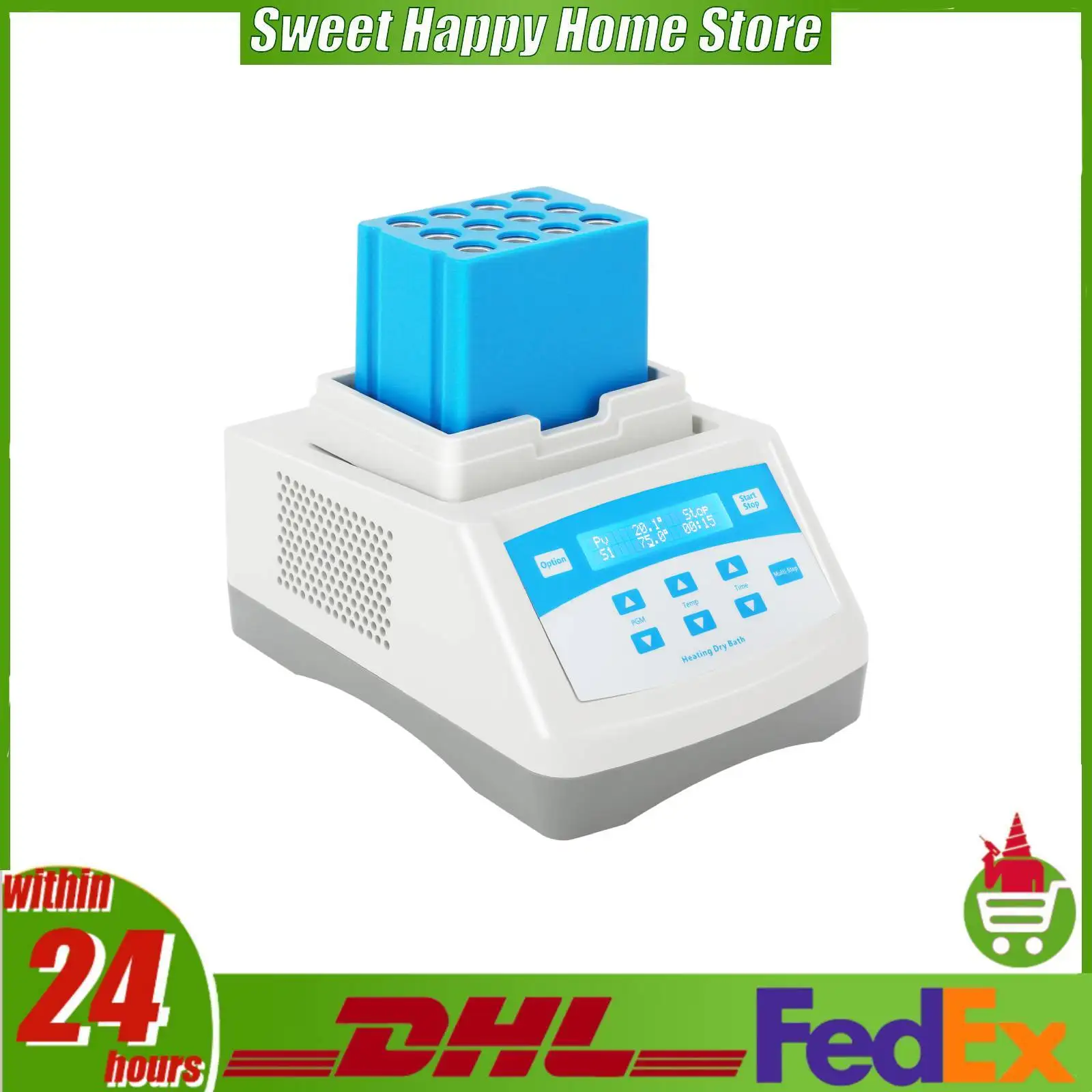 Gel Heating Machine 12x5ml 150W with Microprocessor Temperature Control and Real-Time Display for PRP PPP Serum Sample
