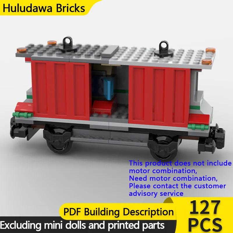 

Модель городской автомобиль MOC, строительные кирпичи, железная дорога, грузовой поезд, автомобиль, модульная технология, детские праздничные подарки, сборка игрушек, костюм