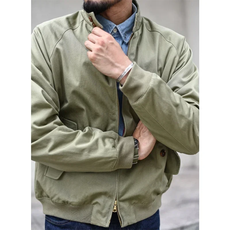 Sauce Zhan Men's Jacket Vintage Golf Jacket Classic Twill  Work Jacket for Men Regular Fit