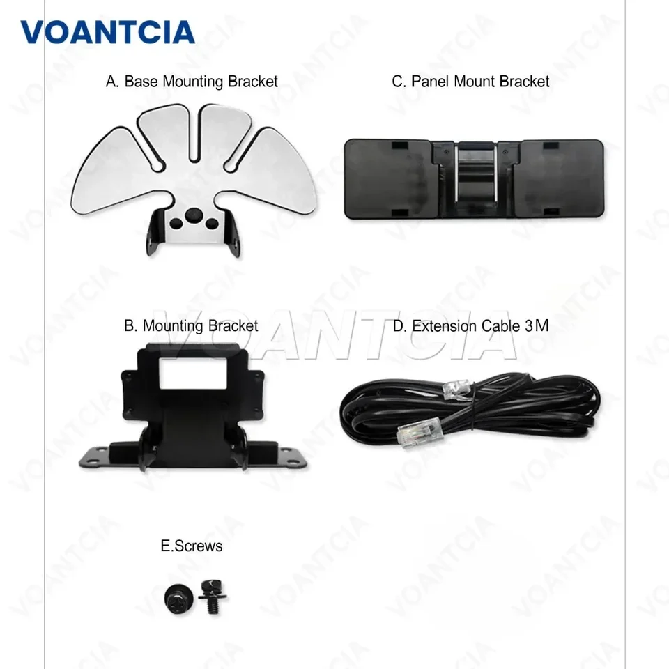 DFK-3D Panel Separate Remote Mount Kit for KENWOOD TM-V71 TM-V71A