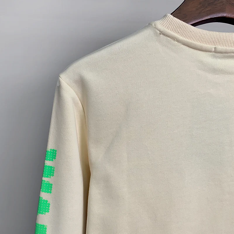 starbags dsq hoodie men's creative side sleeve letter print pullover Spring autumn long sleeve pure cotton European and American