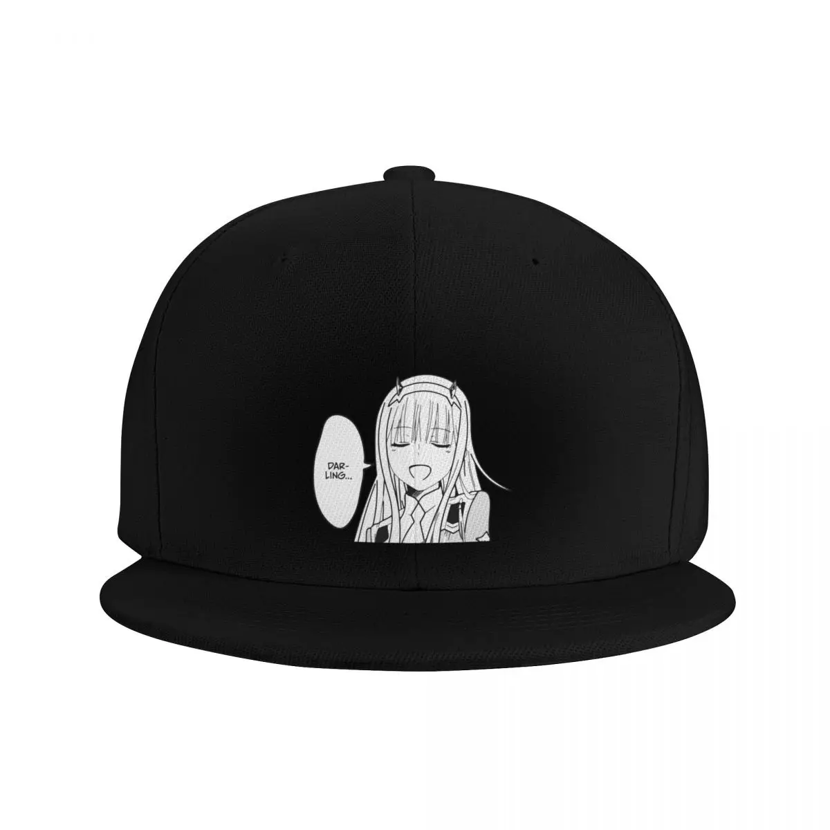 Zero Two Cute Kawaii Anime Peeker Darling In The Franxx Baseball Cap New Hat Luxury Cap Beach Bag Baseball Men Women's