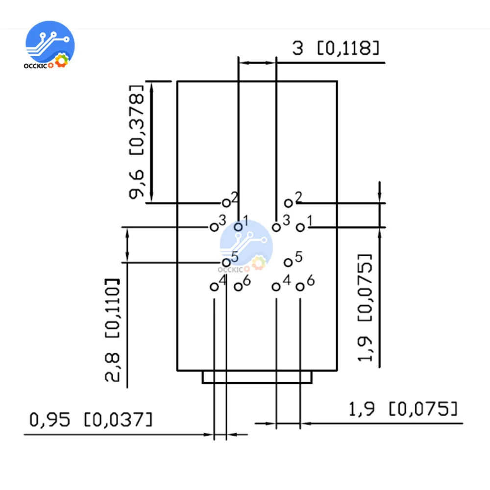 SOT23-3-6L-1.7 IC โปรแกรมเมอร์อะแดปเตอร์ชิปซ็อกเก็ตทดสอบการเผาไหม้ที่นั่งติดตั้งพลาสติกกว้าง1.7มม.