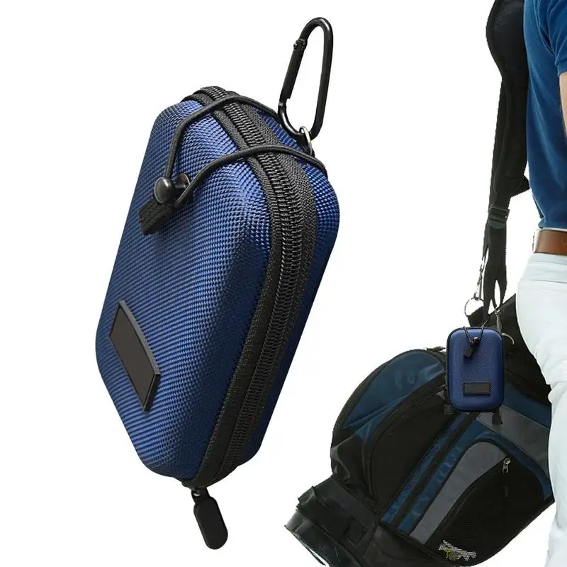 Sac de télémètre de golf magnétique portable, coque rigide, laser, télémètre, sac de rangement, étui pour télescope de chasse, couverture en poudres