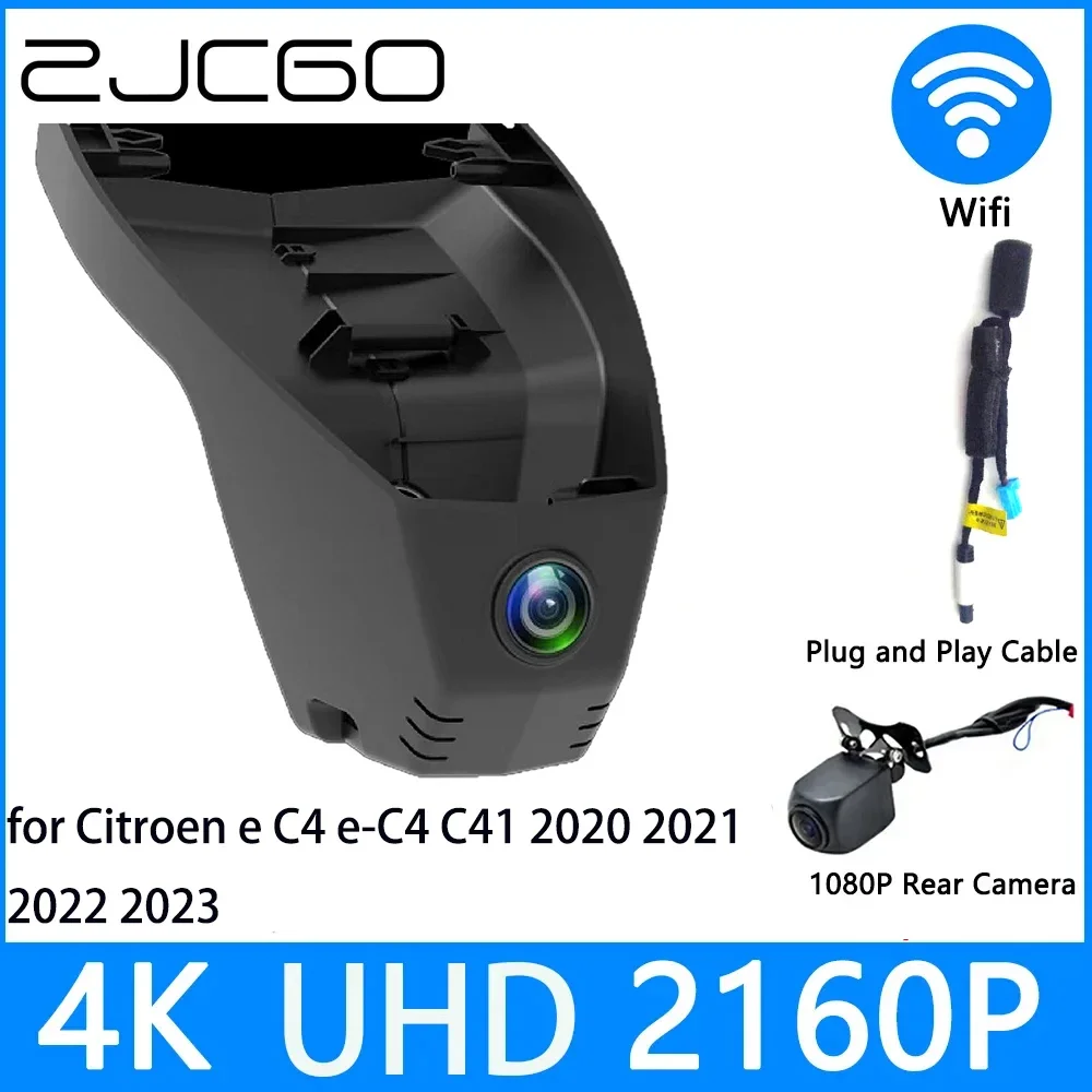 

ZJCGO Dash 4K UHD 2160P Car Video Recorder DVR Night Vision Parking for Citroen e C4 e-C4 C41 2020 2021 2022 2023