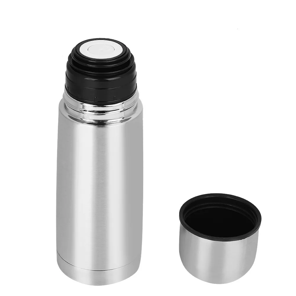 Rustless Steel Drinking Mug Vacuum Insulation Multisize Outdoor Mug Matte Smooth Outer Sealed Leakproof Lid Insulated Bottle