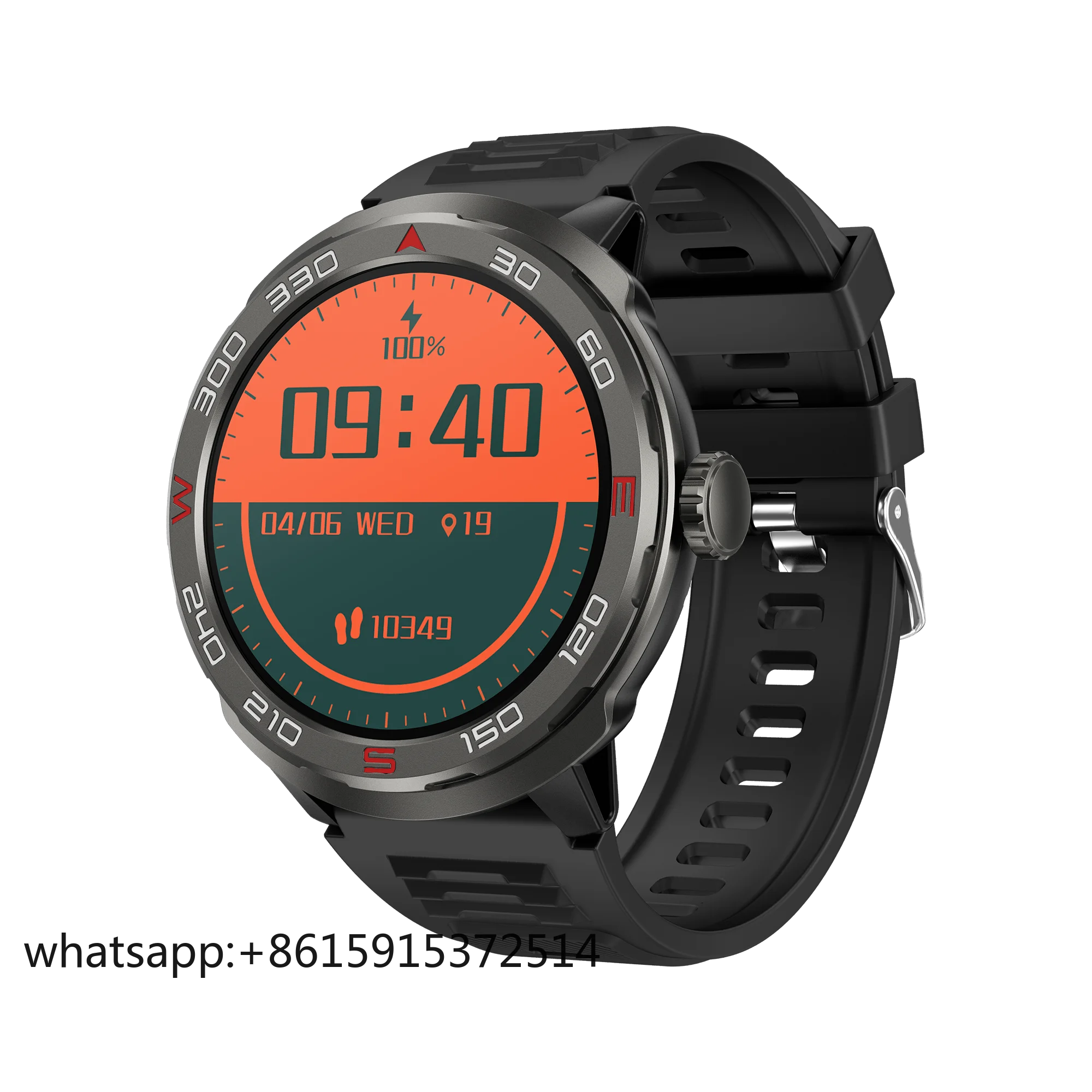 

TLCRETE Smart Watch QS90 Round Screen BT Calling Heart Rate Monitor Sport Fitness Tracker for Android and IOS Phone
