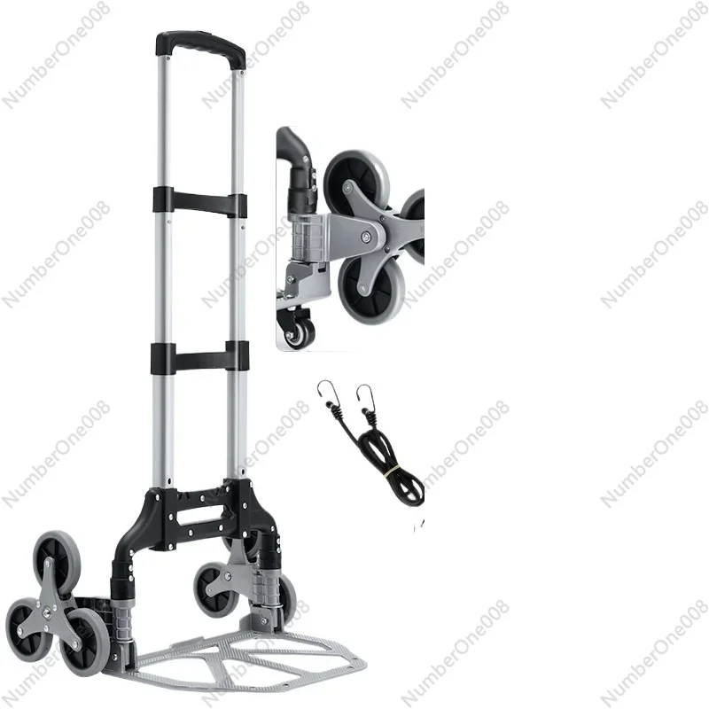 

Лестница для скалолазания, ручная тележка, портативная, обработка, вытягивание товаров, покупки, покупки, маленькая тележка, складной небольшой прицеп