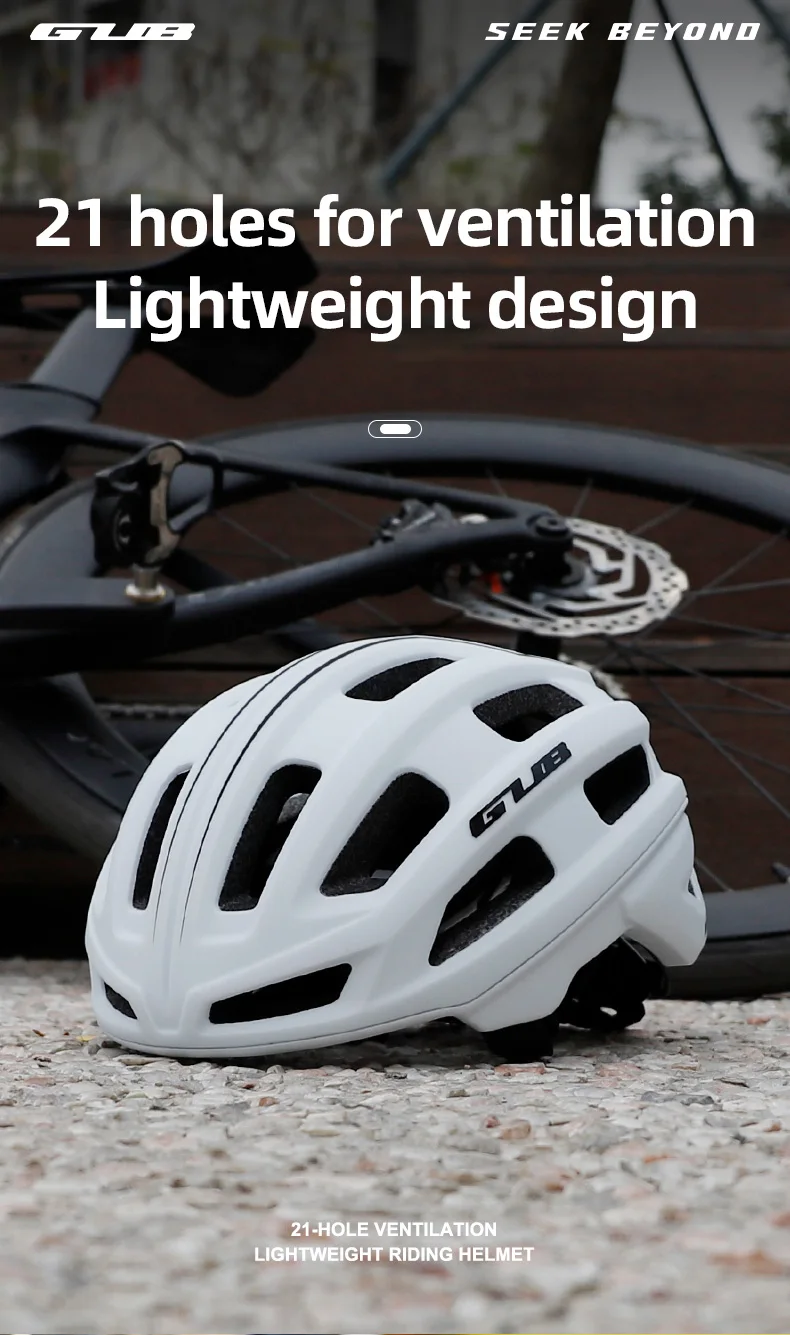 GUB Fahrradhelm Ultraleicht Integral Geformter MTB Rennrad-Helm für Männer und Frauen Atmungsaktiver Reit-Sporthelm – Detail 1