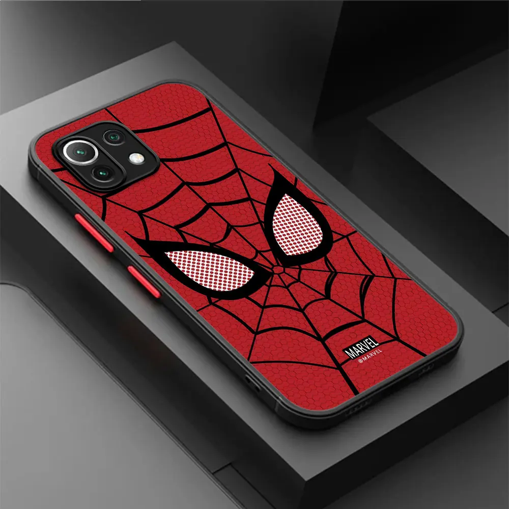 Marvel Sipider man Phone Case for Xiaomi Mi 14 12 13 Pro 11T 9T 13 Lite 11 Lite 12T 12X 10T 12T Pro Soft Cover Luxury