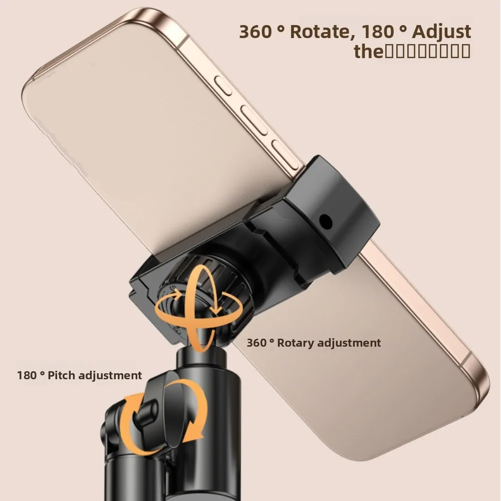 

Adjustable Height Telescopic Phone Stand Stable Base Portable Desktop Phone Holder 360° Rotate Metal Mobile Phone Bracket