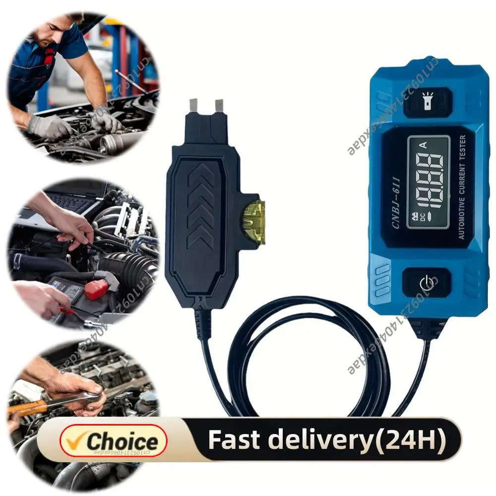 

Тестер неисправностей автомобиля, до 48В, высокоточный измеритель тока автомобильных предохранителей, инструмент для проверки цепи и обнаружения неисправностей