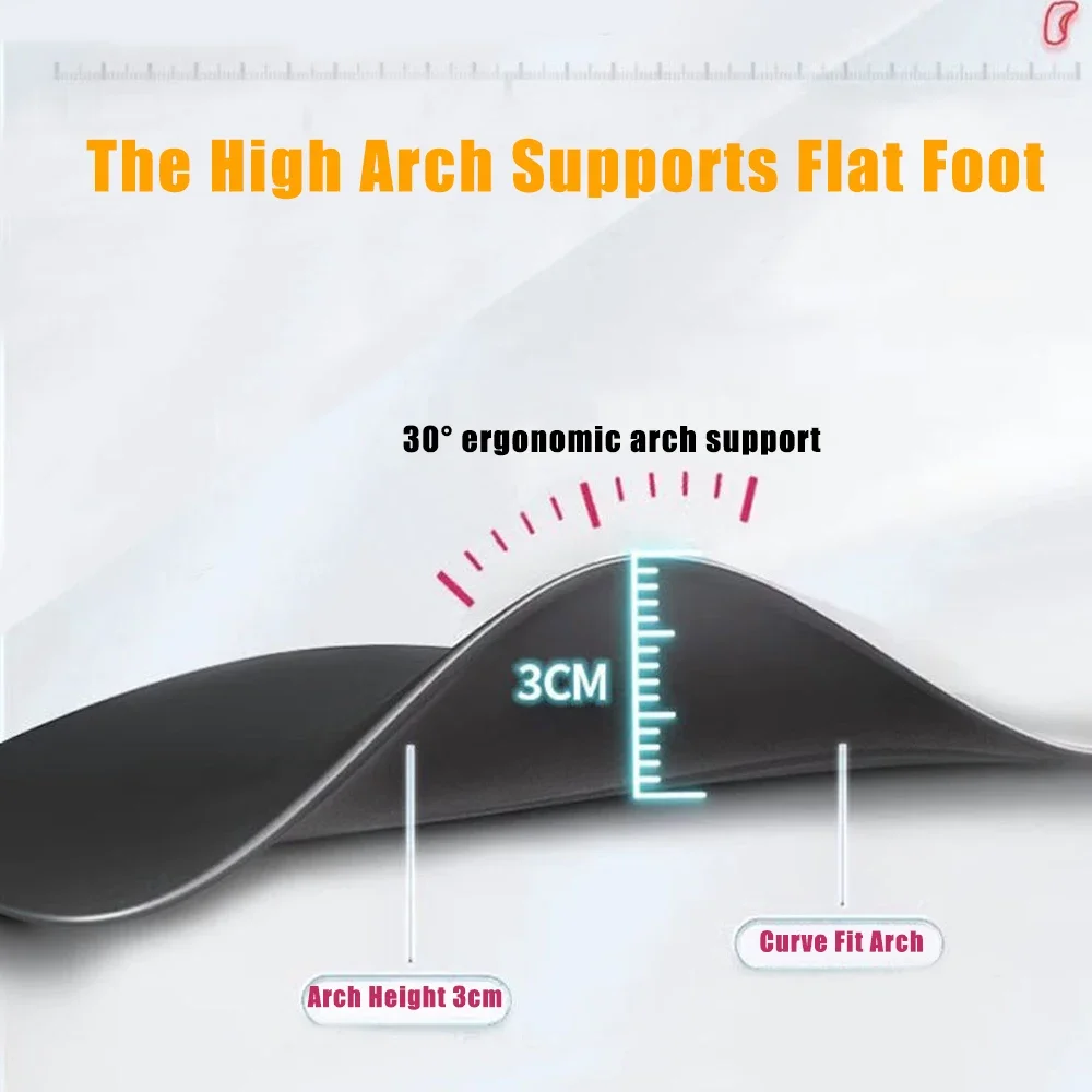 Solette per scarpe gambe di tipo O correzione del piede piatto supporto per arco fascite plantare solette ortopediche per la cura dei piedi Pad per scarpe