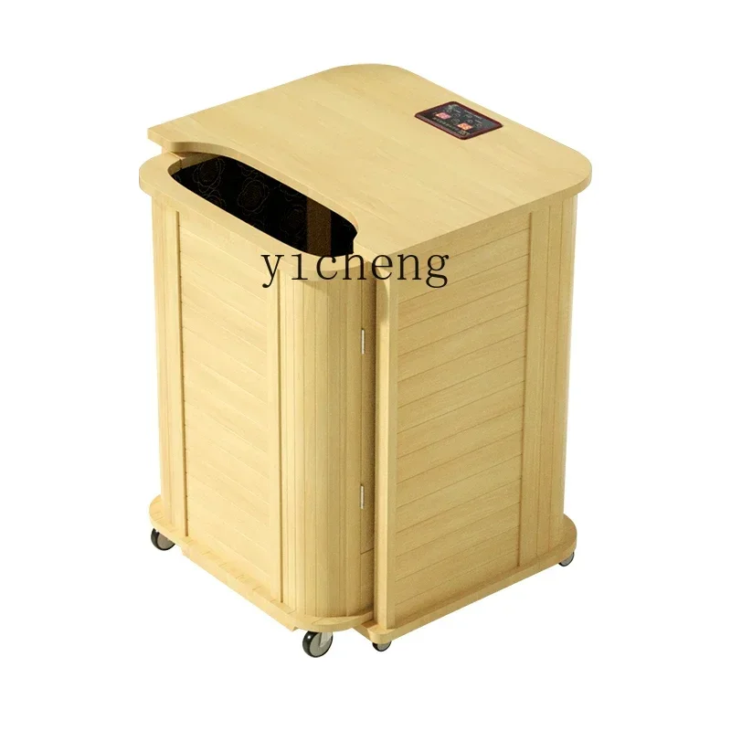 

ZC Steaming Bucket Far Infrared Spectrum Sweat Steaming Room Household Single Half-Body Holographic Energy Foot Bath Cabinet