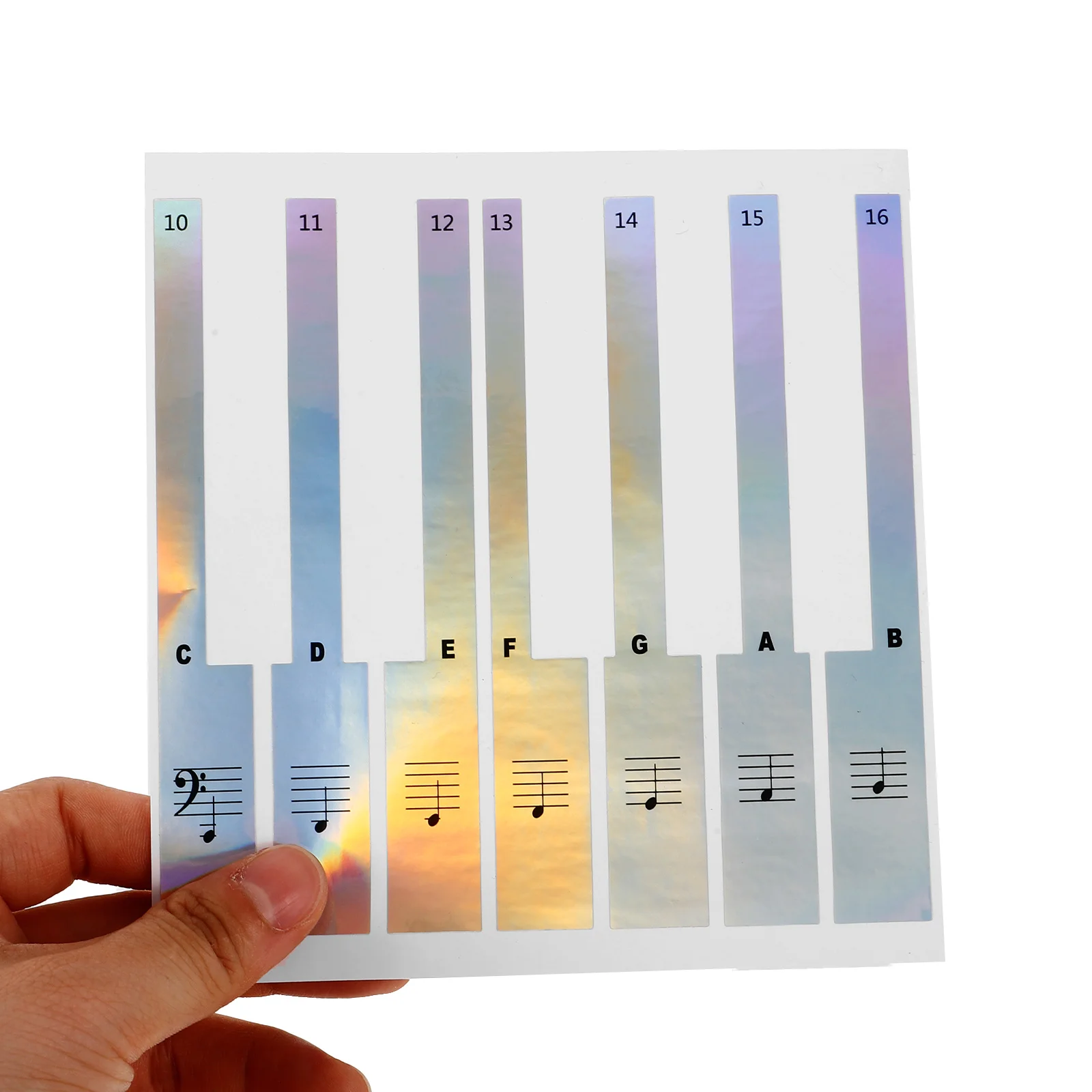 

Stickers 61 Key Adhesive Labels Electronic Keyboard Decals For Beginners Piano Learning Supplies Memorization Notes