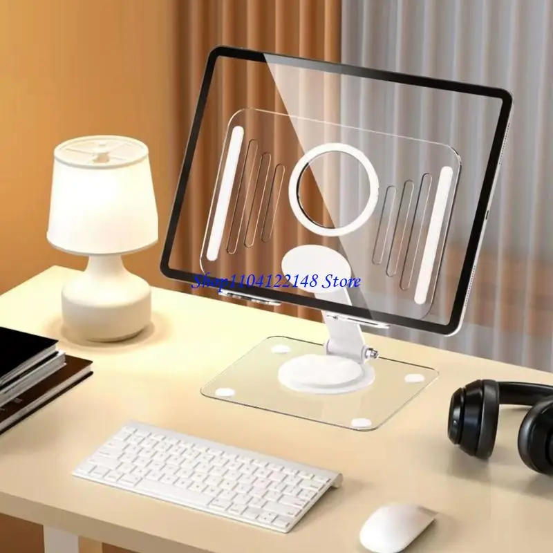 P9FA Adjustables Laptop Stand With Double Axises Lift For 12.9Inch Tablets And Smartphones