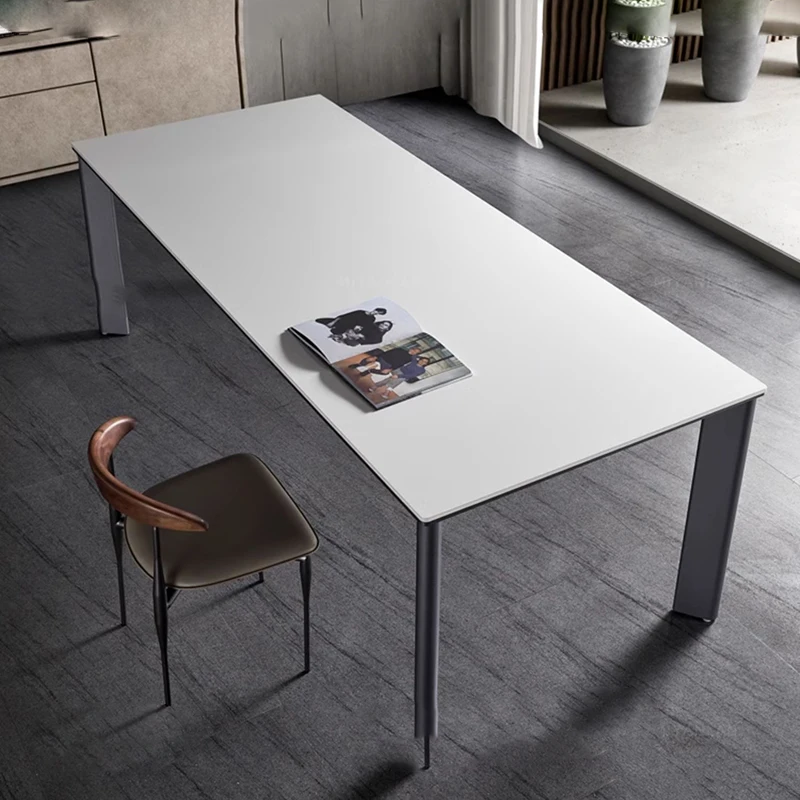 

Desk Side Dining Table Extending Luxury Restaurant Living Room Lounge High Dining Table Designer Reception Mesa Home Furniture