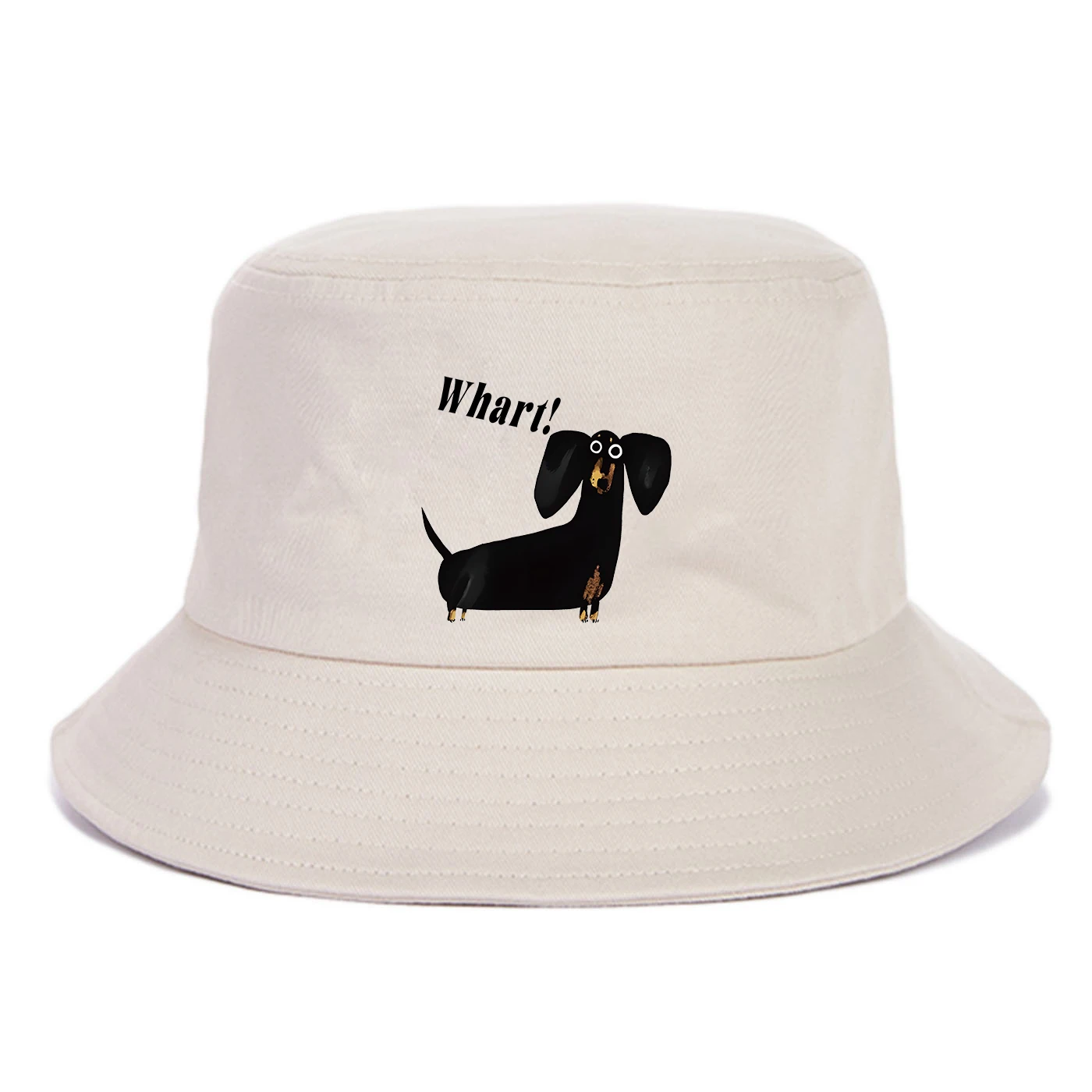 Men's Fisherman Whart Dog Letter Prints Outdoor Cotton Beach Hats Summer Street Men And Women Hat Couple Casual Sun Cap image 2