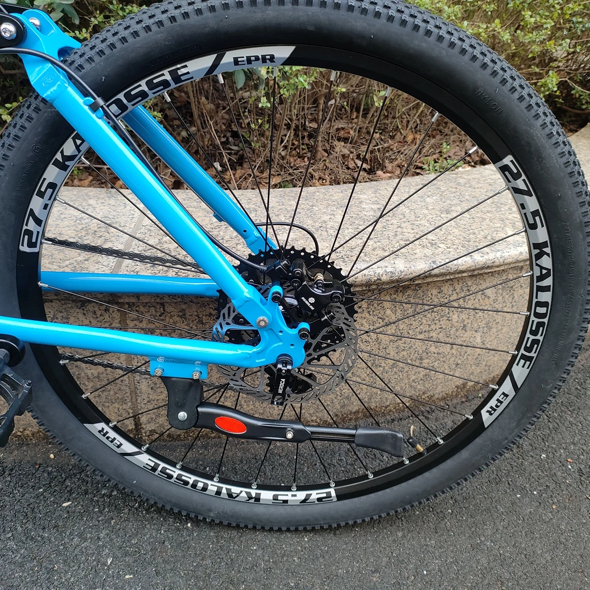 Kalosse-Full Suspension Mountain Bike, 26x17 Inches, 24 Speed Bicycle