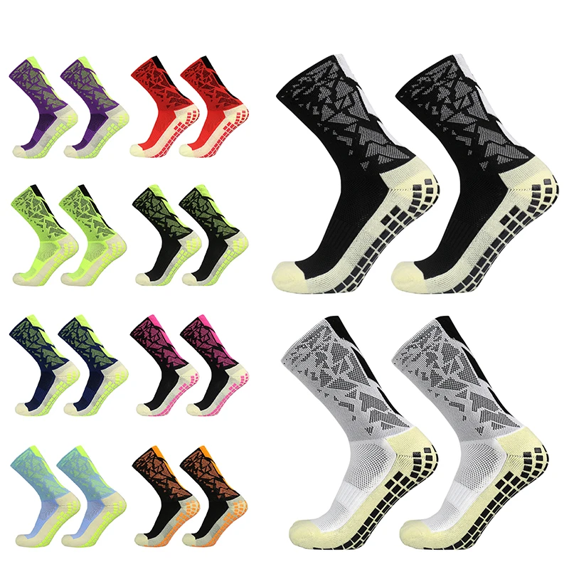 calcetas antideslizantes de futbol  Sports Soccer Socks  Non-Slip Silicone Grip football Socks