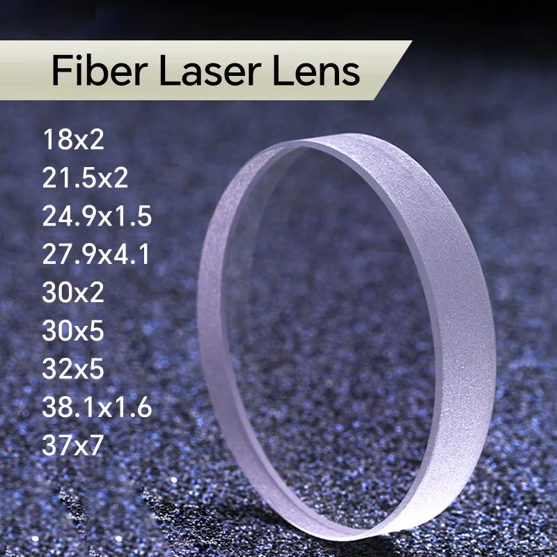 Fiber Laser Protective Lens 24.9x1.5 27.9x4.1 37x7 Optical Laser Protection Lens Raytools Precitec Bodor WSX Laser Head Parts