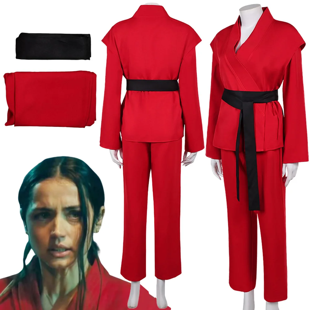 

Fantasia John Wick Ballerina Rooney Cosplay Taekwondo Uniform 2025 Movie Disfraz Costume Women Halloween Carnival Party Clothes