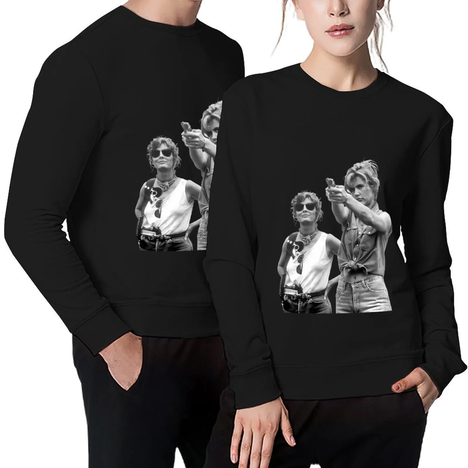 

Thelma And Louise Gift Movie Geena Davis Susan Sarandon Pullover anime clothing sweatshirt male