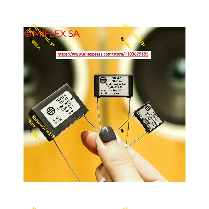 0.1uf-8.2uf 450V Original MIFLEX Oil-immersed Capacitor for Audio MKP-01
