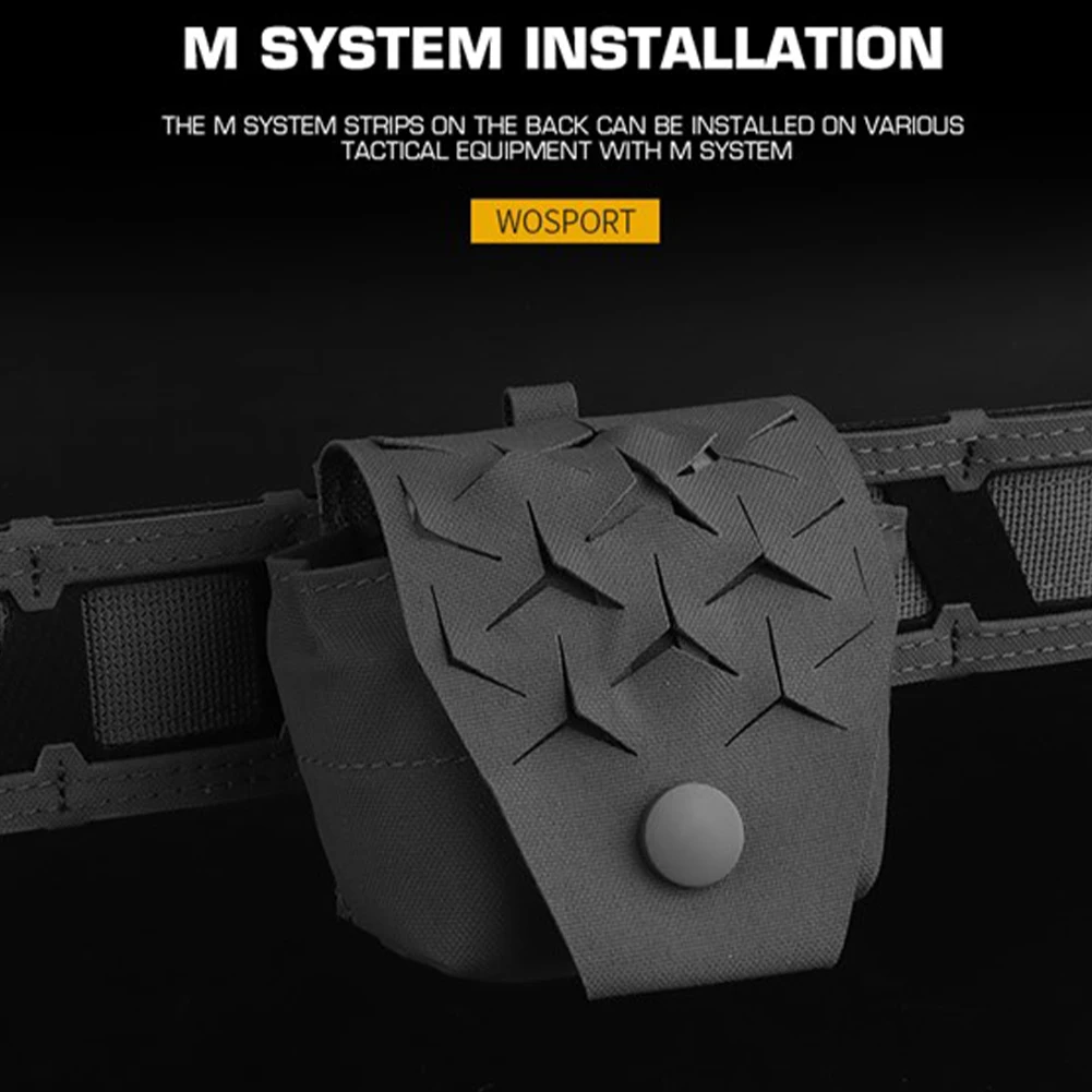 Custodia per walkie-talkie Borsa multiuso per archiviazione Molle Marsupio leggero per walkie-talkie a sgancio rapido per la caccia softair