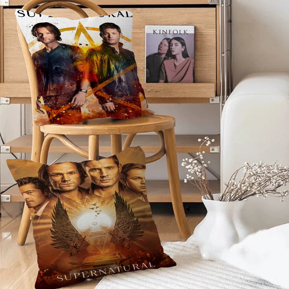 تلفزيون S-سلسلة خارقة للطبيعة وسادة هدية ديكور مكتب المنزل غرفة نوم أريكة غطاء وسادة السيارة 45x45