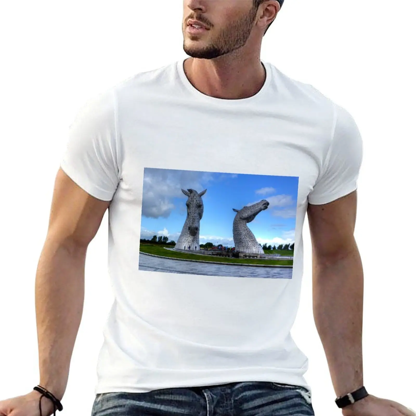 Equine Sculptures T-Shirt valentines clothes summer tops heavy weight t shirts for men