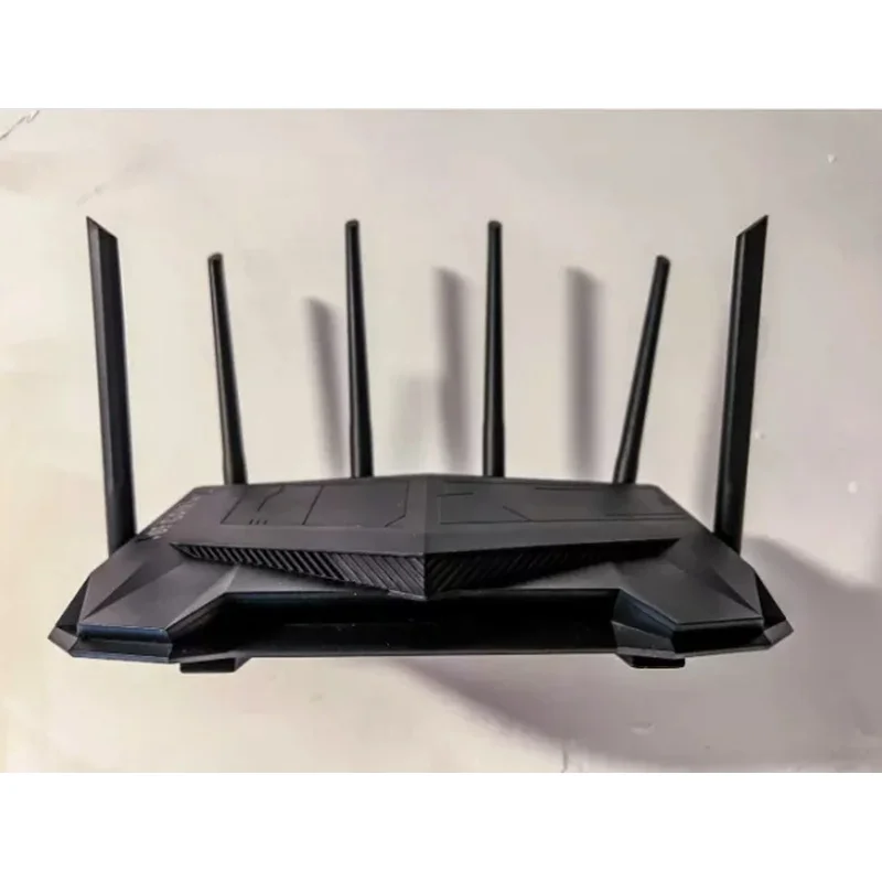 Reinforced Heavy‑duty Wall Mount Bracket for Asus AX5400 Dual‑band WiFi Router Anti‑shake Hollow Cooling Cable Organizer Holder