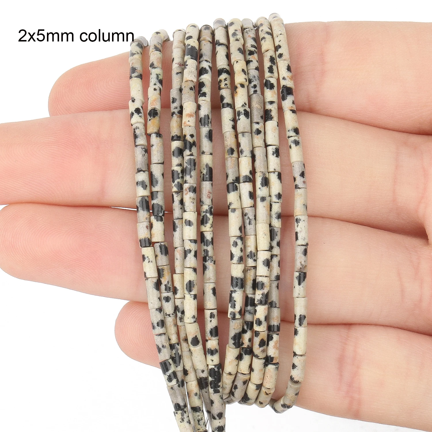 HIgh Quality Natural Stone Spot Jasper Round Heart Faceted Shape Loose Spacer Beads for Jewelry Making DIY Bracelets Necklace