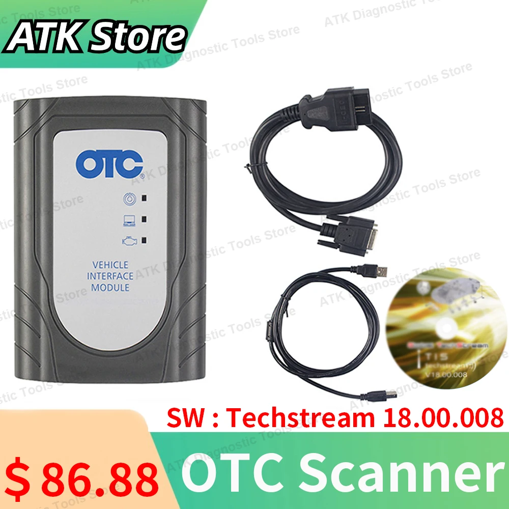 

O-TC TIS3 Techstream VIM V18.00.008 Flash Programming for Toyota cars diagnostic scanner otc TIS-III car Diagnostic Tool