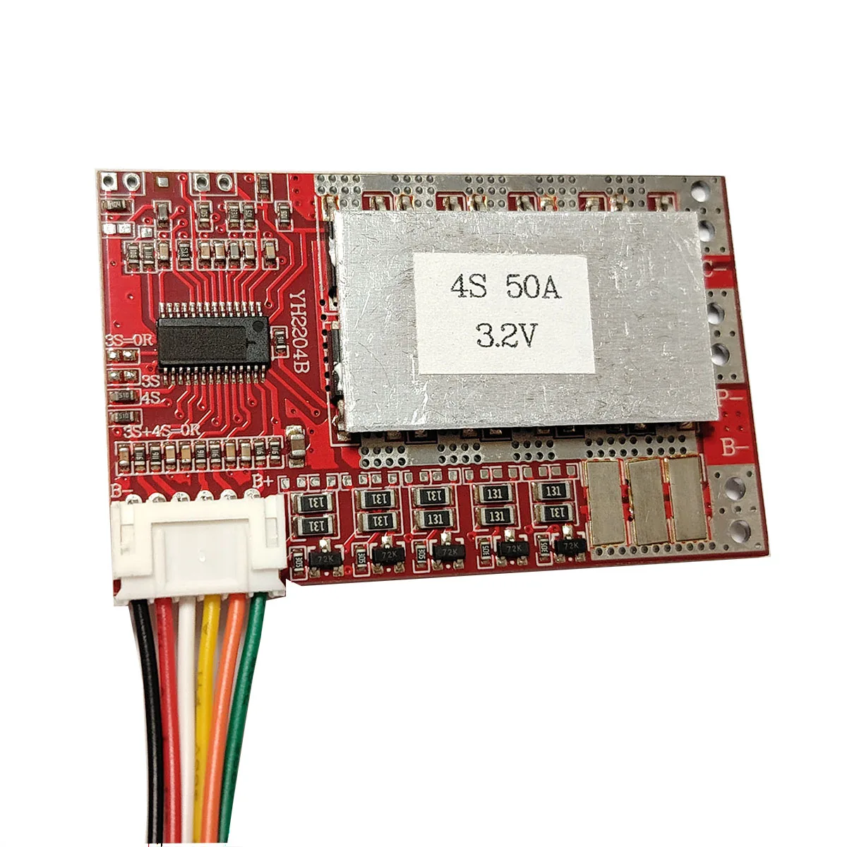 3S 4S 5S 50A Lithium Lron Phosphate Battery Protection Board 3.2V 3.7V BMS Board With Overtemperature Protection And Balance