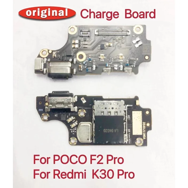 USB Charge Board for Redmi K30 Pro Dock Connector Flex Replacement spares parts charging port for Mi Poco F2 Pro