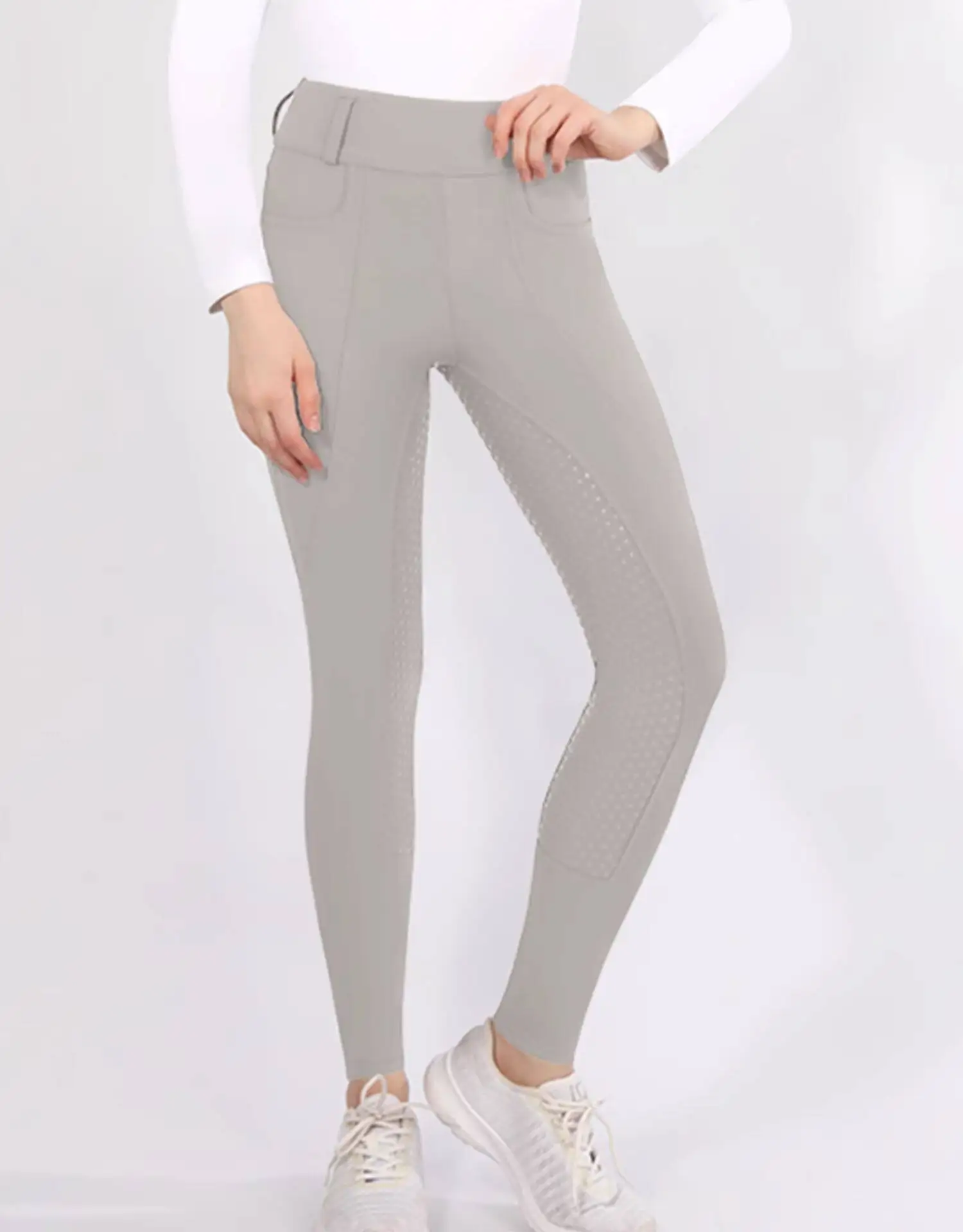 Professional Women's Silicone Horse Riding Pants Non-Slip Wearable Outdoor Equestrian