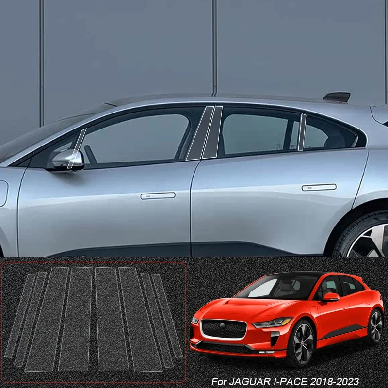 

Автомобильная защитная пленка из ТПУ на стойку B для JAGUAR F-PACE I-PACE XE XF XJ E-PACE 2010-2026, автомобильная наклейка на окно, кузов, краска, аксессуары